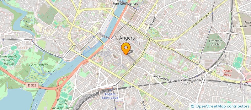 localisation de l'entreprise YF1  ANGERS