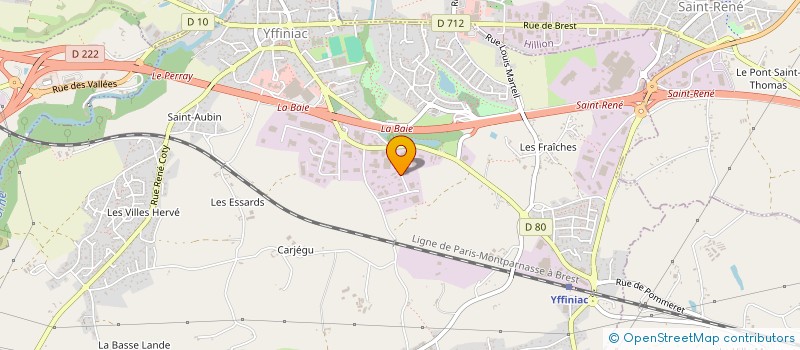 localisation de l'entreprise YFFINIAC TRANSPORTS à YFFINIAC