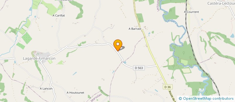 localisation de l'entreprise YFH  PERGAIN-TAILLAC