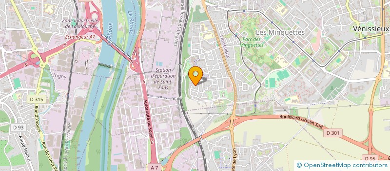 localisation de l'entreprise YFK IMMOBILIER  SAINT-FONS