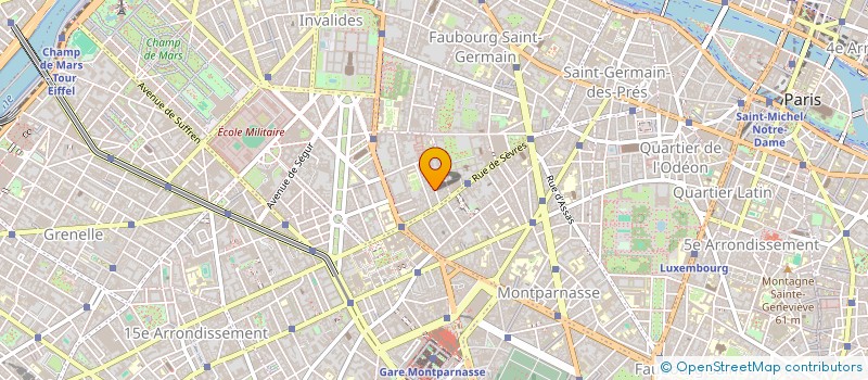 localisation de l'entreprise YG  PARIS