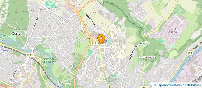 localisation de l'entreprise YG AMENAGEMENT à PONTOISE