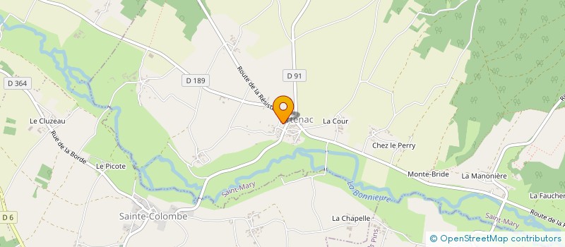 localisation de l'entreprise YG IMMO à SAINT-MARY