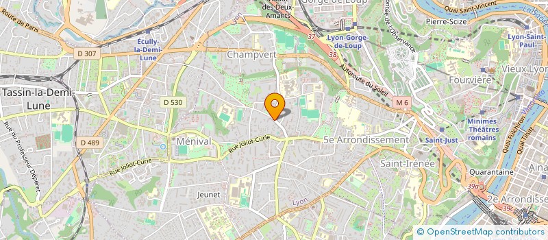 localisation de l'entreprise YG LICENCES à LYON