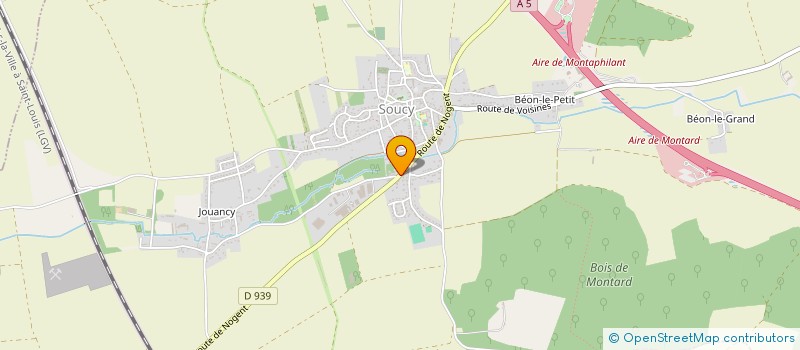 localisation de l'entreprise YG PARTICIPATIONS  SOUCY