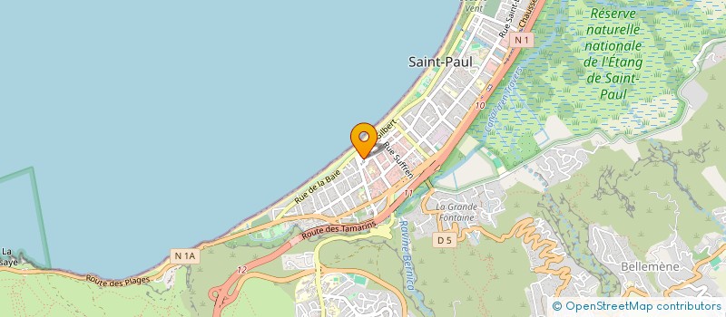 localisation de l'entreprise YG SERVICES à SAINT-PAUL