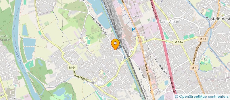 localisation de l'entreprise YG SERVICES ET RENOVATIONS  FENOUILLET