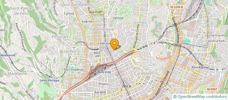 localisation de l'entreprise YG TAXI à NICE