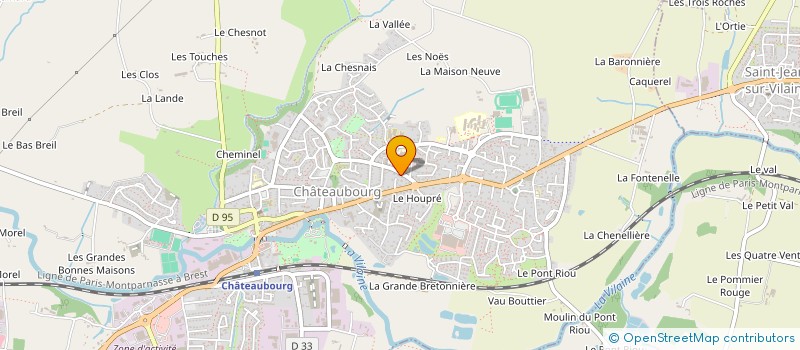 localisation de l'entreprise YGAR  CHATEAUBOURG