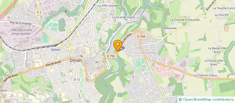 localisation de l'entreprise YGAS  LANVALLAY