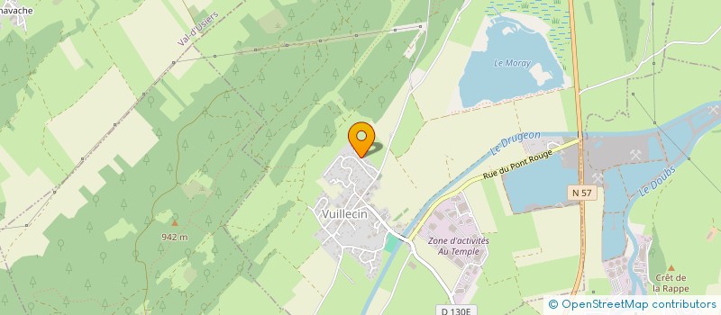 localisation de l'entreprise YGBD  VUILLECIN