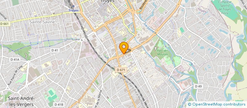 localisation de l'entreprise YGDRASIL  TROYES