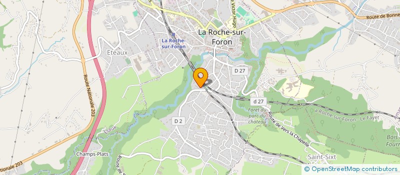 localisation de l'entreprise YGE  LA ROCHE-SUR-FORON