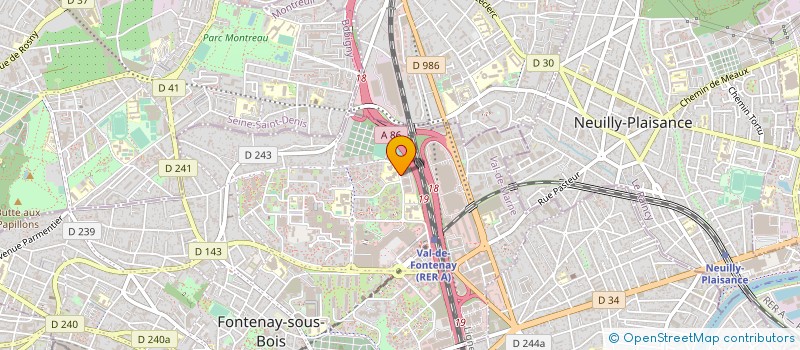 localisation de l'entreprise YGEO à FONTENAY-SOUS-BOIS
