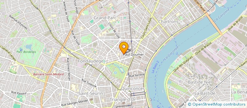 localisation de l'entreprise YGGAD  BORDEAUX