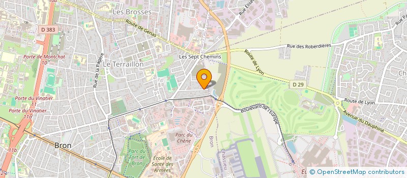 localisation de l'entreprise YGGDRA-GONES  BRON