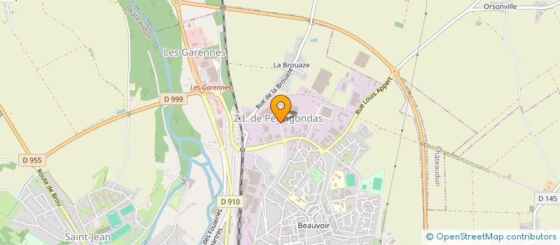 localisation de l'entreprise YGGDRASIL à CHATEAUDUN