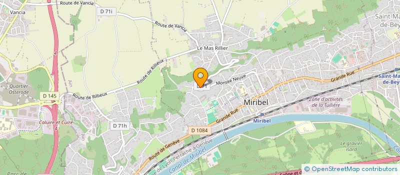 localisation de l'entreprise YGGDRASIL à MIRIBEL