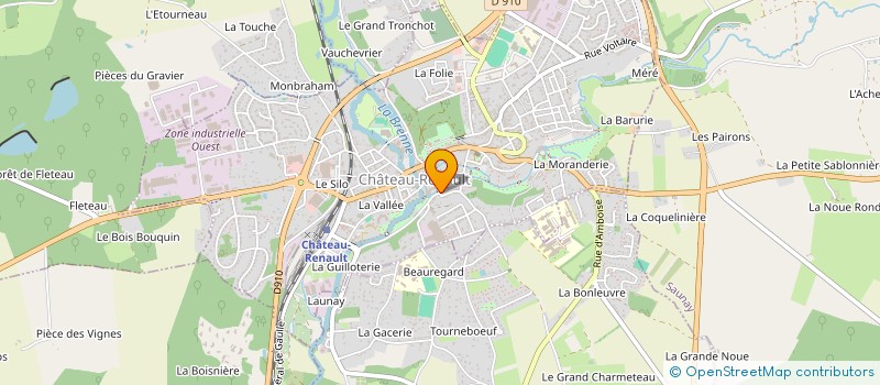 localisation de l'entreprise YGGDRASIL  CHATEAU-RENAULT
