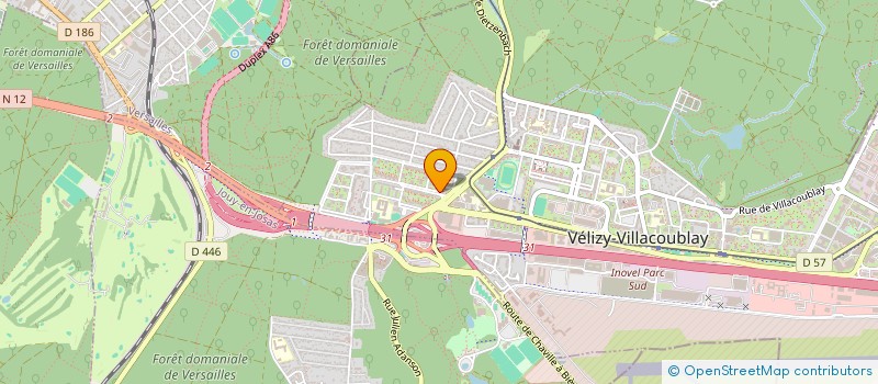 localisation de l'entreprise YGGDRASIL GENEALOGY  VELIZY-VILLACOUBLAY