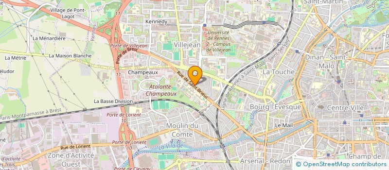 localisation de l'entreprise YGGDRASILL à RENNES