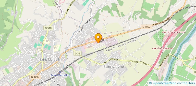 localisation de l'entreprise YGGOR à SAINT-SAUVEUR