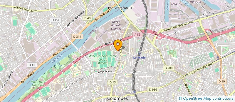 localisation de l'entreprise YGM CONSULTING à COLOMBES