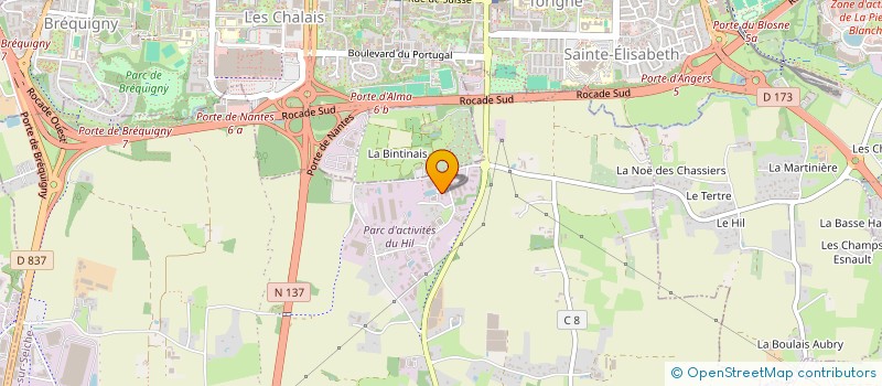 localisation de l'entreprise YGMEL  NOYAL-CHATILLON-SUR-SEICHE