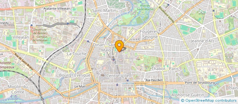 localisation de l'entreprise YGMTP à RENNES