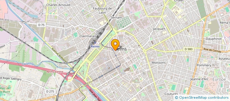 localisation de l'entreprise YGO INVESTISSEMENT  REIMS