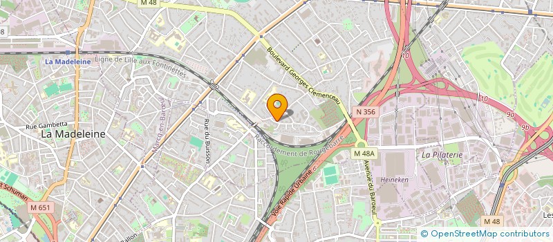 localisation de l'entreprise YGR à MARCQ-EN-BARŒUL