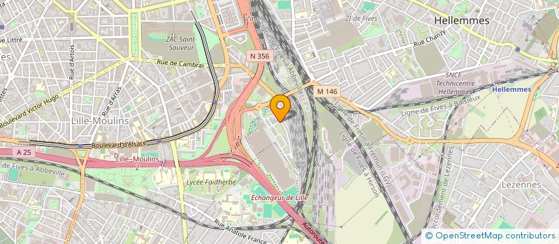 localisation de l'entreprise YGR SERVICES à LILLE