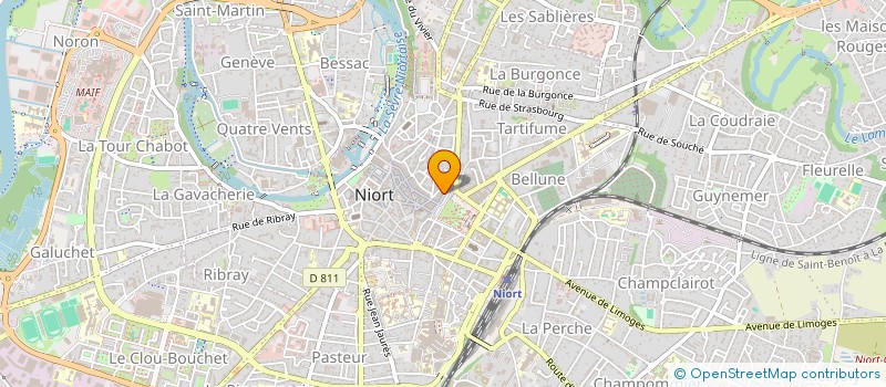 localisation de l'entreprise YGREK3  NIORT