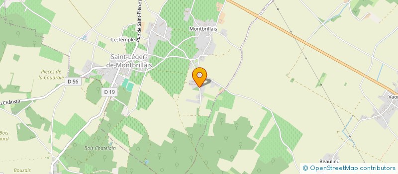 localisation de l'entreprise YGRIGNY SCI  SAINT-LEGER-DE-MONTBRILLAIS