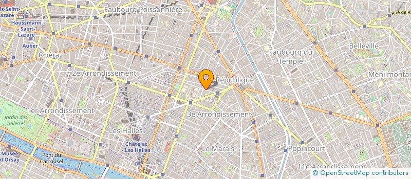 localisation de l'entreprise YGS  PARIS