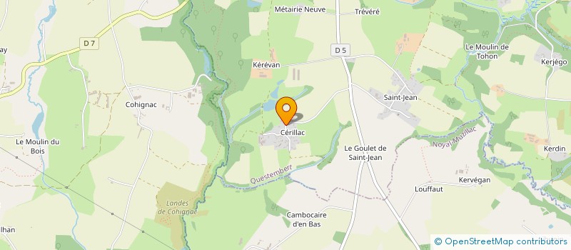 localisation de l'entreprise YGTP à QUESTEMBERT