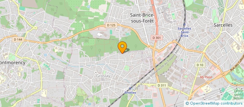 localisation de l'entreprise YH BATIMENT  GROSLAY