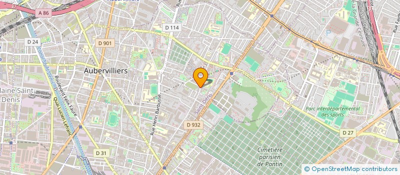 localisation de l'entreprise YH CONSULTING  AUBERVILLIERS