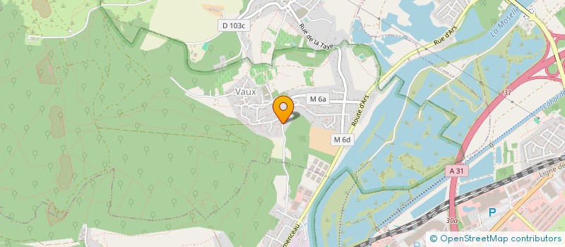 localisation de l'entreprise YH HOLDING à VAUX