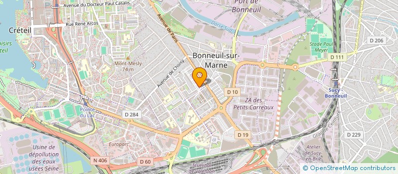 localisation de l'entreprise YH TAXI  BONNEUIL-SUR-MARNE