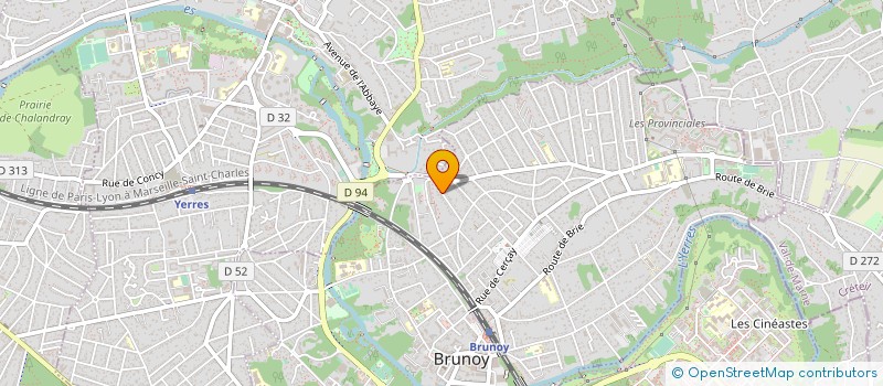 localisation de l'entreprise YH-TECHNOS à BRUNOY