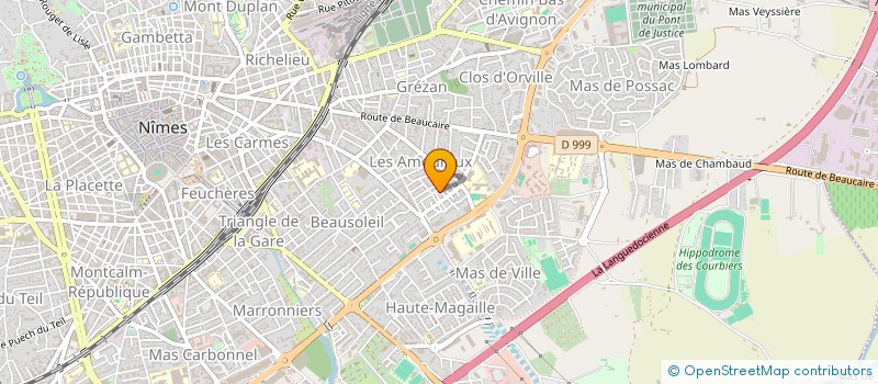 localisation de l'entreprise YH TELECOM  NIMES