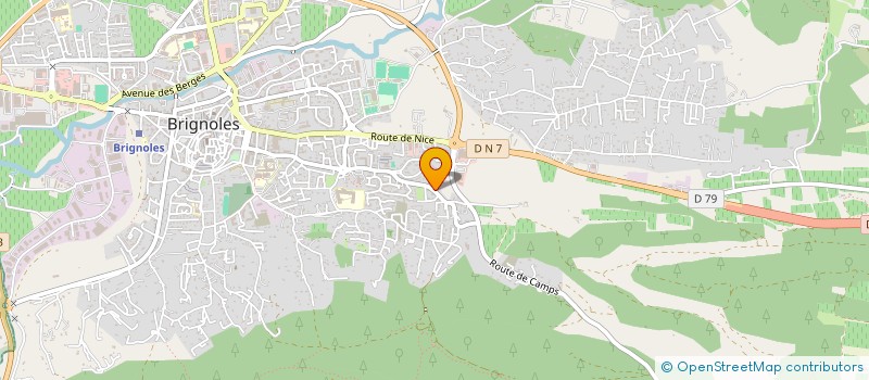 localisation de l'entreprise YH TRANSPORT & LIVRAISON  BRIGNOLES