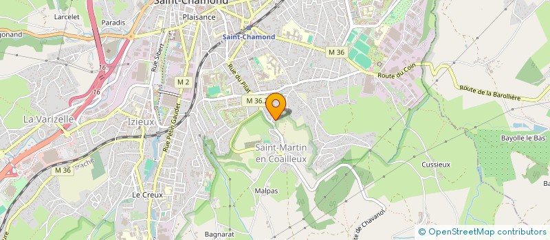 localisation de l'entreprise YHMJ  SAINT-CHAMOND