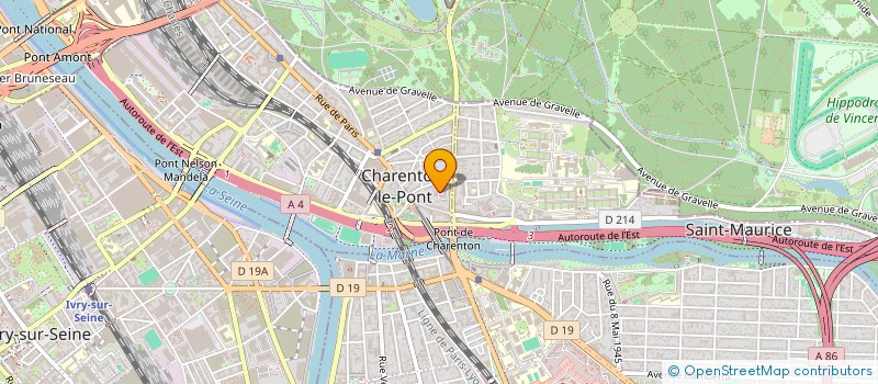 localisation de l'entreprise YHQ CONSULTING à CHARENTON-LE-PONT