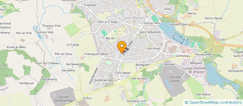 localisation de l'entreprise YHR IMMO  SAINT RENAN