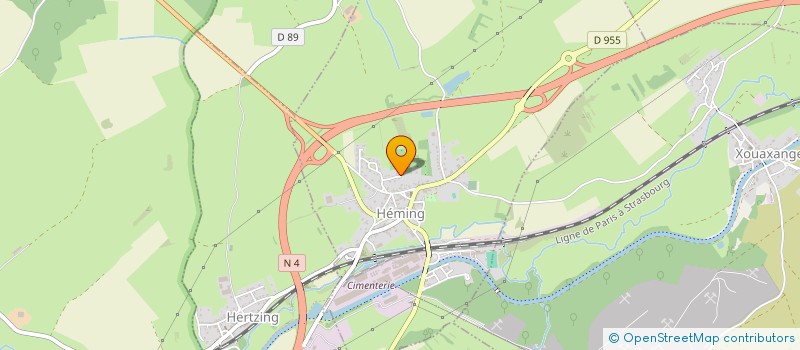 localisation de l'entreprise YHRIS AMENAGEMENT à HEMING