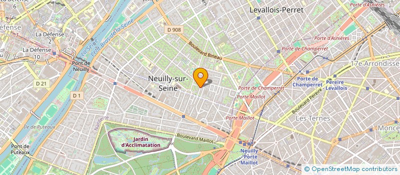 localisation de l'entreprise YI à NEUILLY-SUR-SEINE