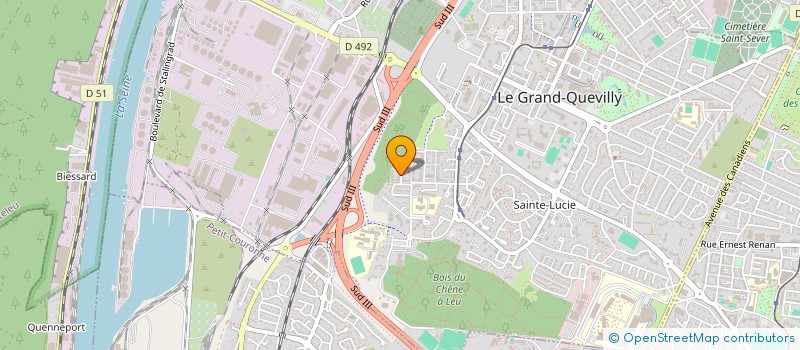 localisation de l'entreprise YI COIFFURE  LE PETIT-QUEVILLY