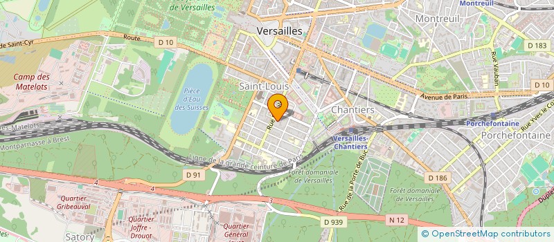 localisation de l'entreprise YI HAO à VERSAILLES